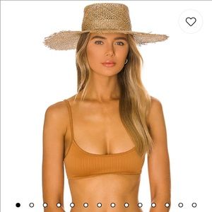 Lack of color Sunnydip Fray boater hat